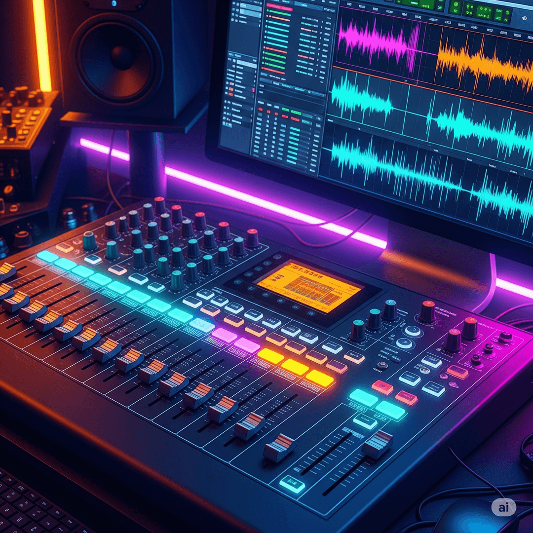 Audio Mixing Console